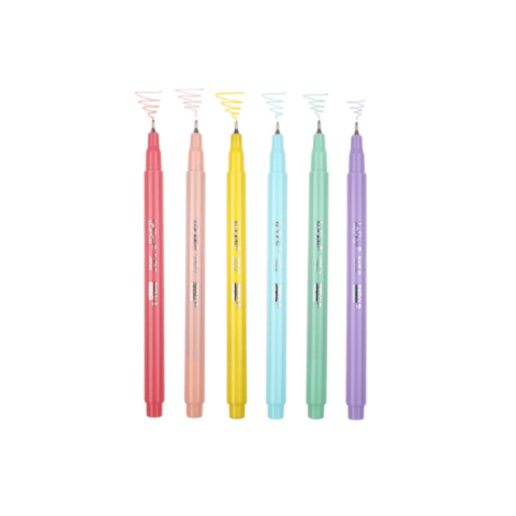Le Pen 6 í pakka – Pastel set