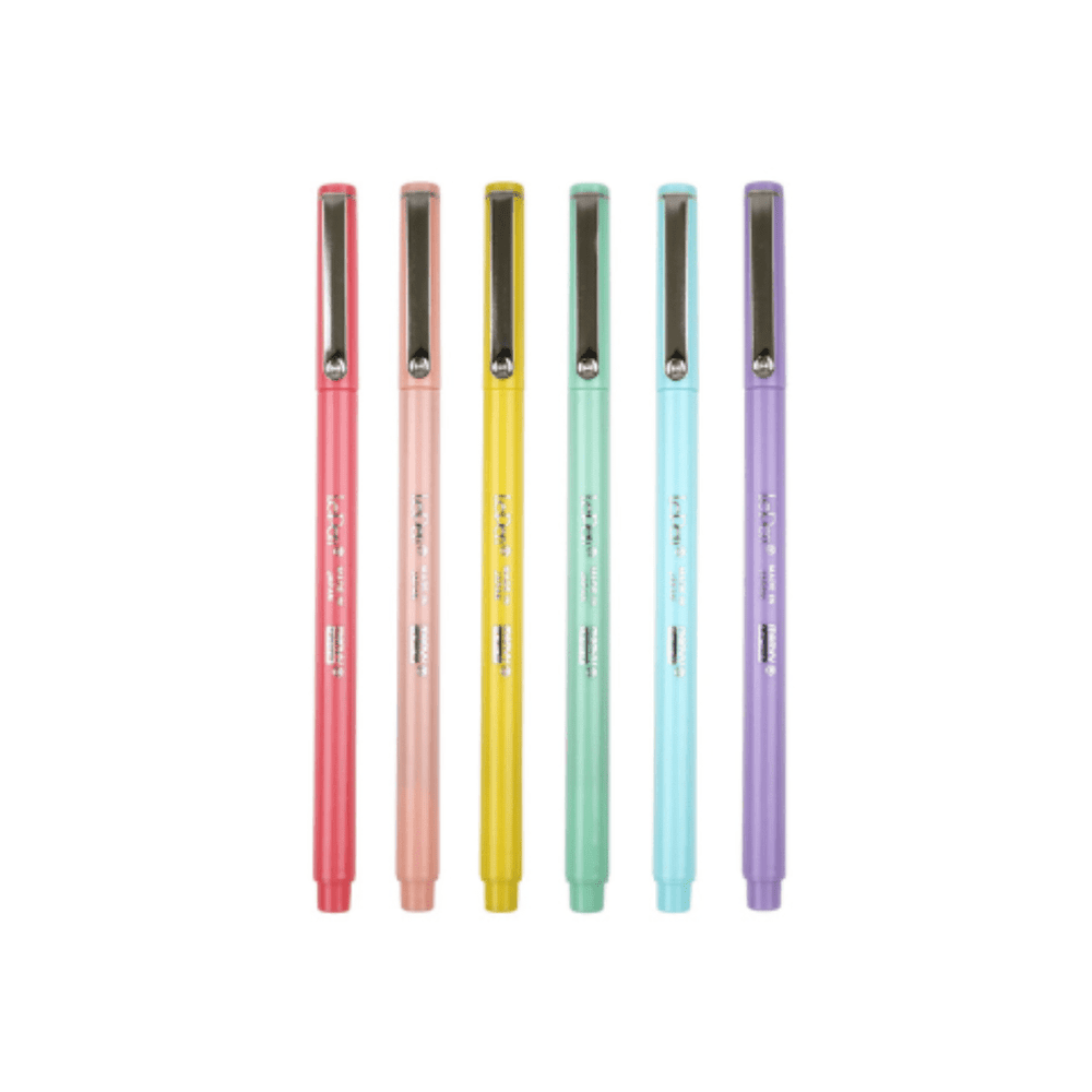 Le Pen 6 í pakka – Pastel set