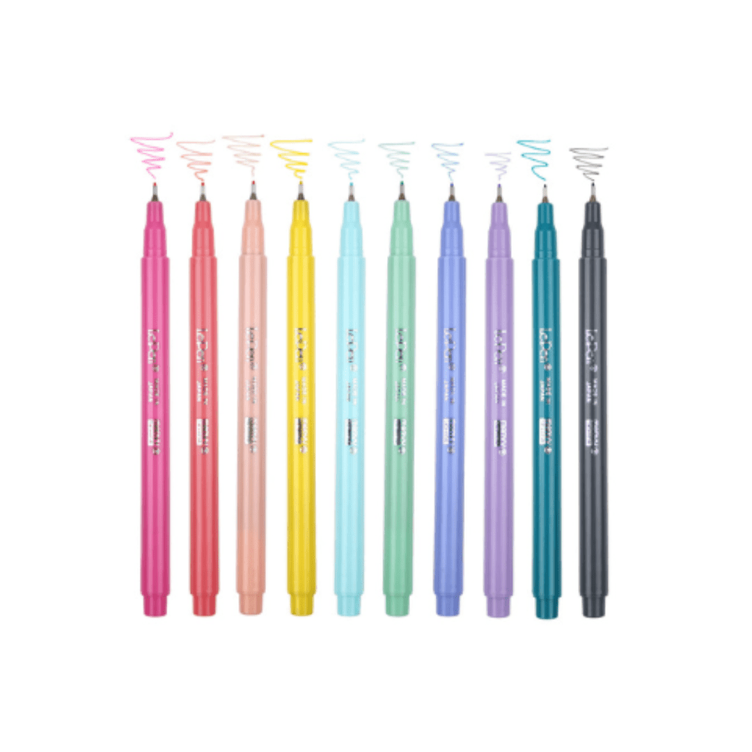 Le Pen 10 í pakka – Pastel set