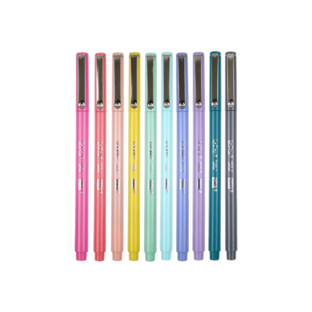 Le Pen 10 í pakka – Pastel set