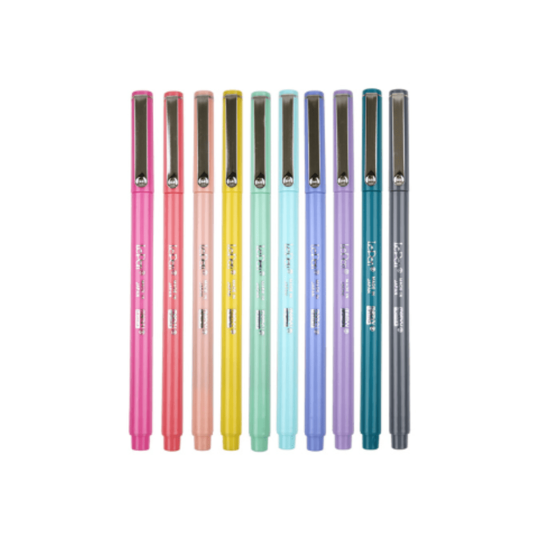 Le Pen 10 í pakka – Pastel set