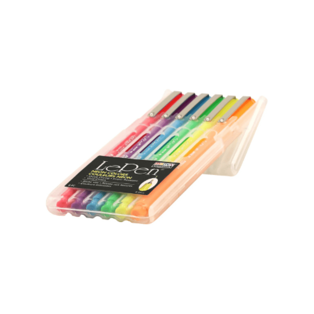 Le Pen 6 í pakka – Neon set