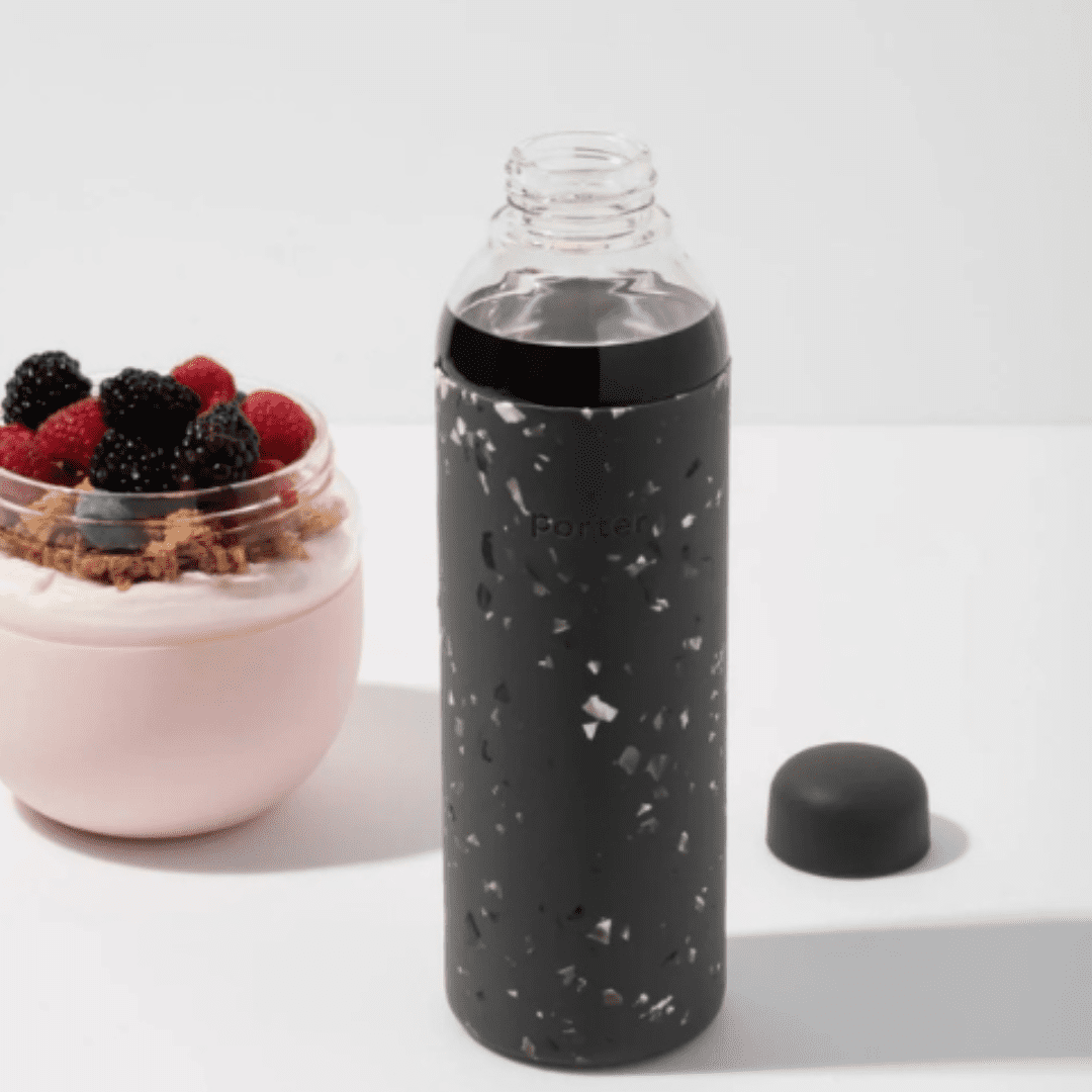 Porter vatnsflaska – Terrazzo Charcoal