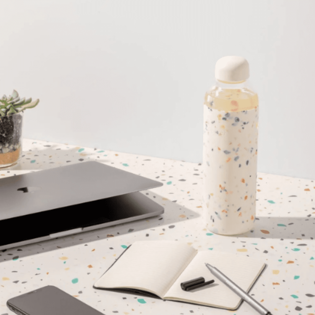 Porter vatnsflaska – Terrazzo Cream
