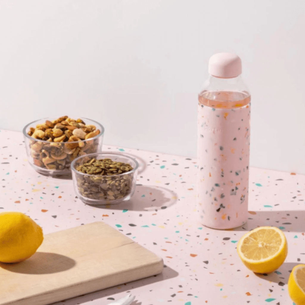 Porter vatnsflaska – Terrazzo Blush