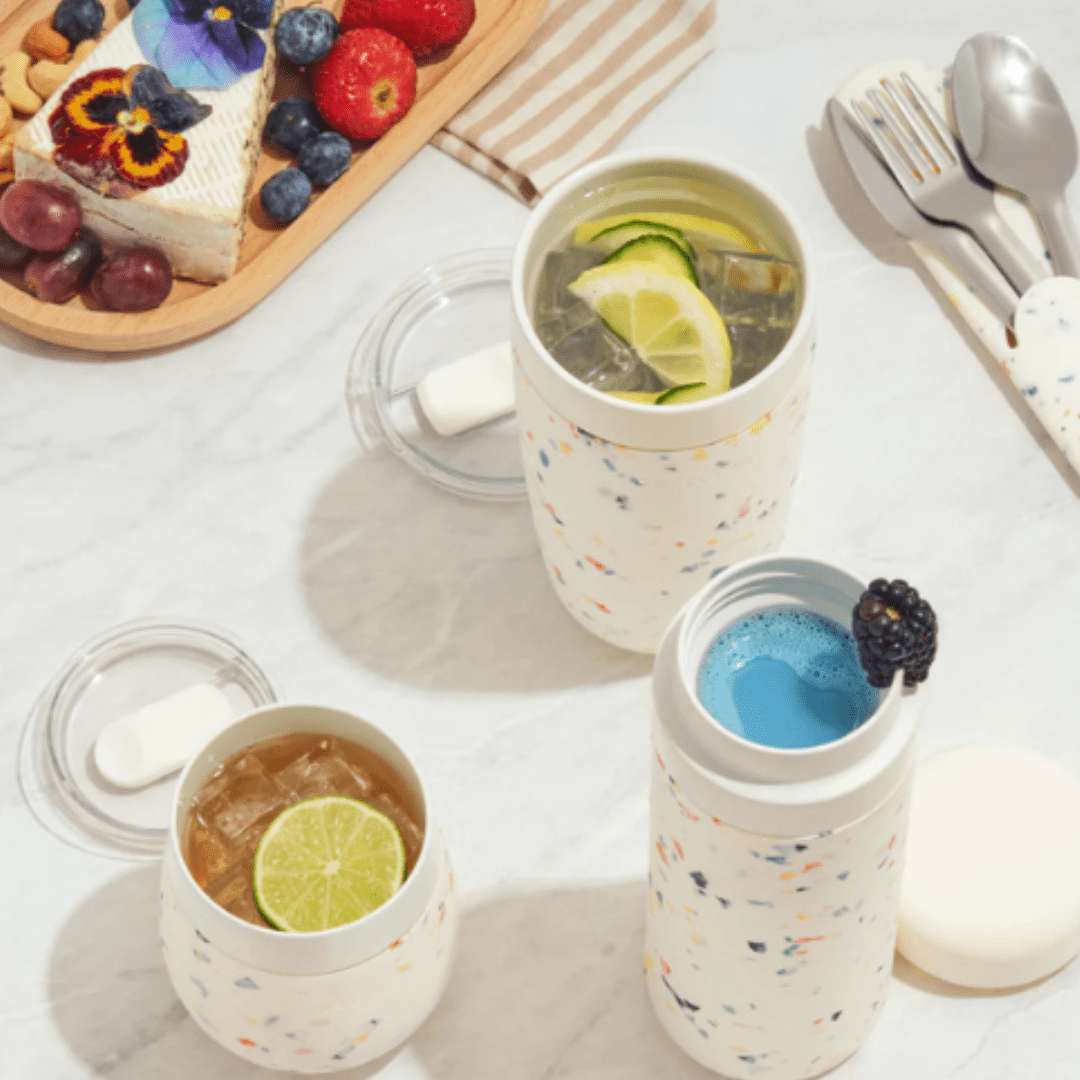 Porter stálbrúsi – Terrazzo Cream