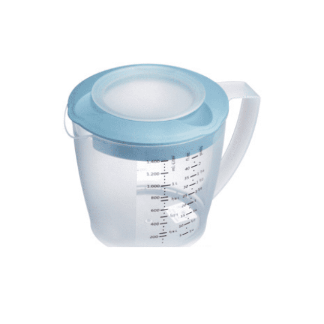 Mælikanna með loki 1,4L blá