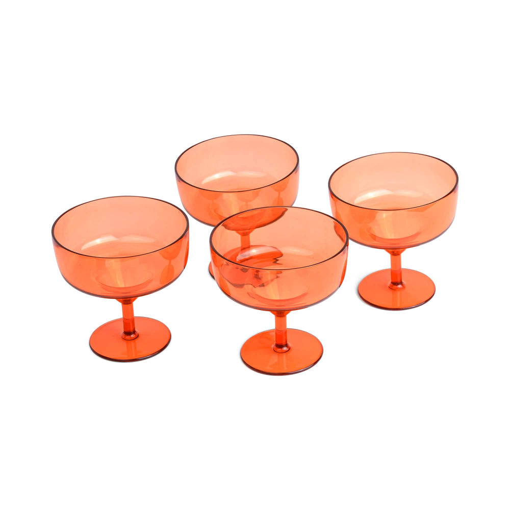 Rue margarítuglös 4 stk – Orange