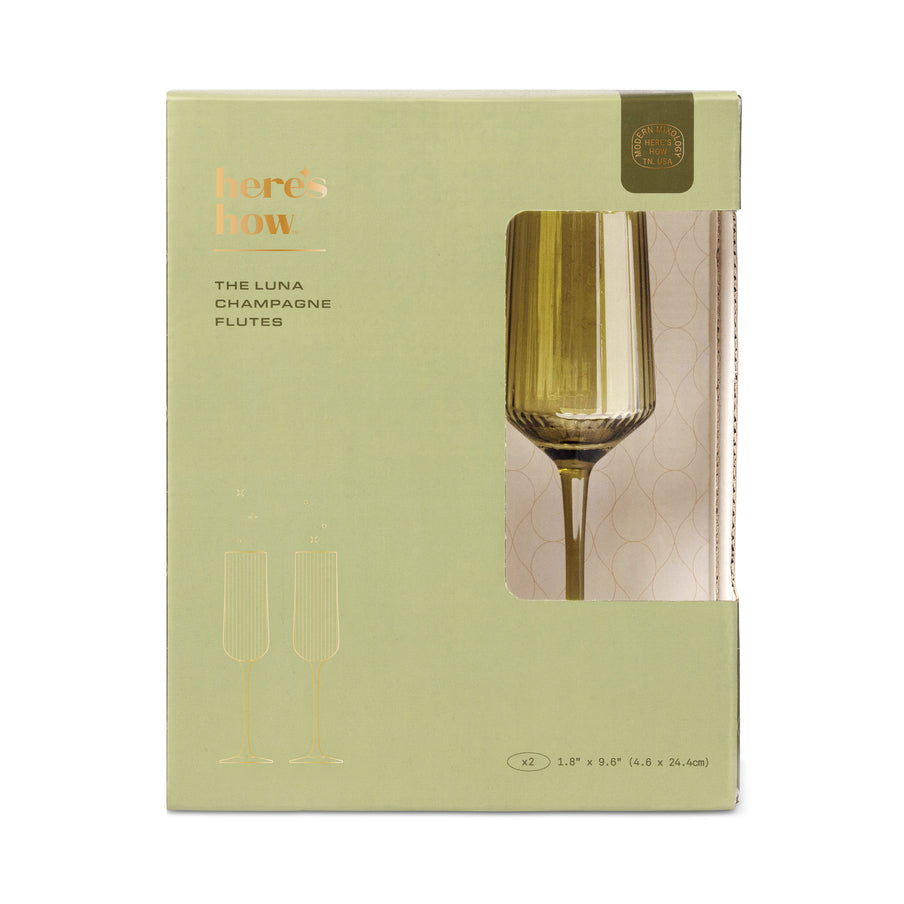 Luna kampavínsglös – Olive