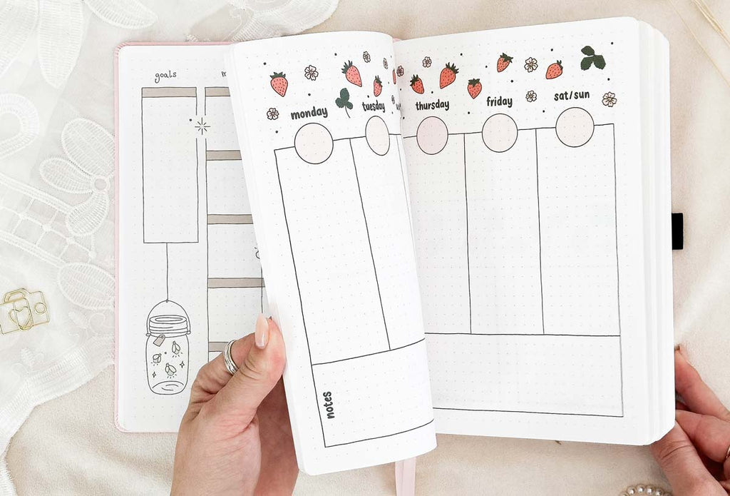Tilbúin dagbók - Gray Sea