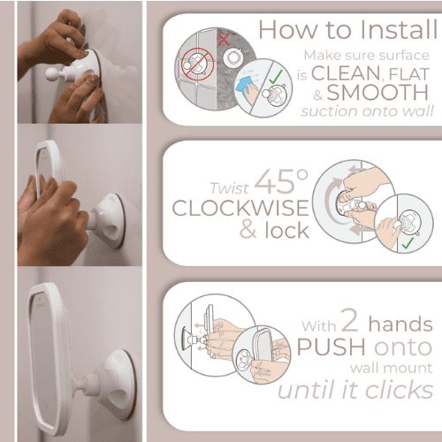 Heated Anti-fog Mirror