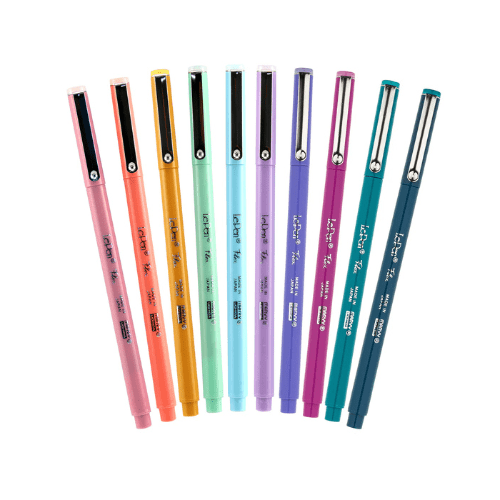 Le Pen Flex 10 í pakka – Pastel