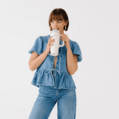 Stanley Quencher – 0,89L Rose Quartz + FRÍTT FLIP LOK