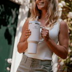 Stanley Quencher – 1,18L Rose Quartz + FRÍTT FLIP LOK