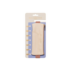Pennaveski með teygju – Cream og taupe