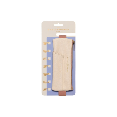 Pennaveski með teygju – Cream og taupe