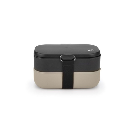 Bento nestisbox með hnífapörum 1,35 L – Tvílitt