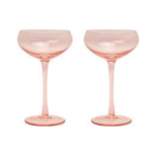 Lou kampavínsskálar 2 stk – Blush