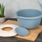 Bökunarskál með loki 3,5L blá/hvít - Image 5