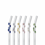 Glerrör - Blómaskraut