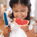 Kiddikutter barnahnífur – Blue - Image 4