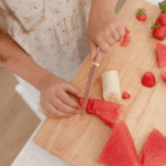 Kiddikutter barnahnífur – Dusky Rose - Image 2