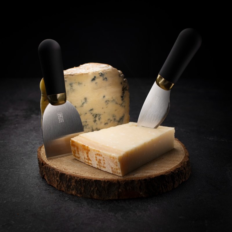 Ostahnífasett – svart & gyllt - Image 3