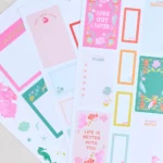 Límmiðar - Suðræn blóm - Image 3