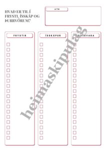 Matar innkaup - Skjal - Image 3