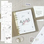 Áfylling í kápuna - Júní (Blóma&fiðrildaþema)